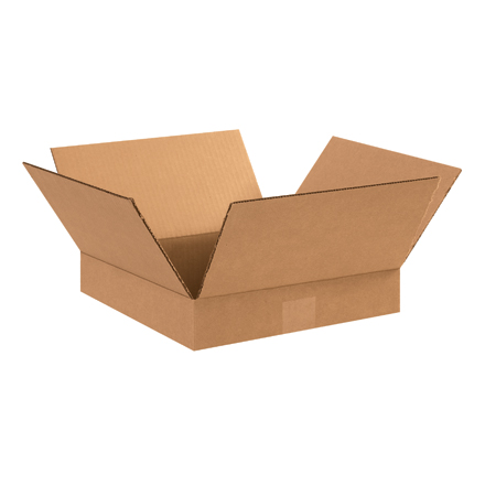 13 x 13 x 2" Flat Corrugated Boxes