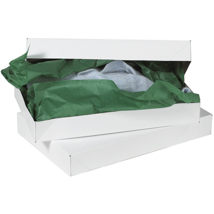 17 x 11 x 2 <span class='fraction'>1/2</span>" White Apparel Boxes