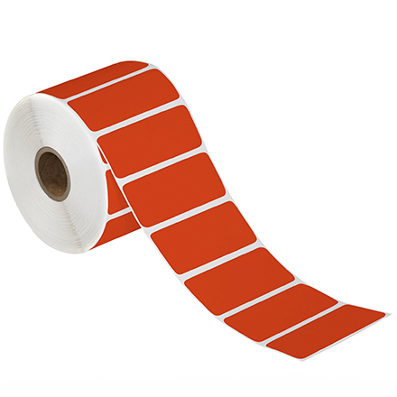 3 x 2" Red Desktop Direct Thermal Label