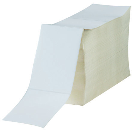 3 x 2" White Direct Thermal Label Fanfold